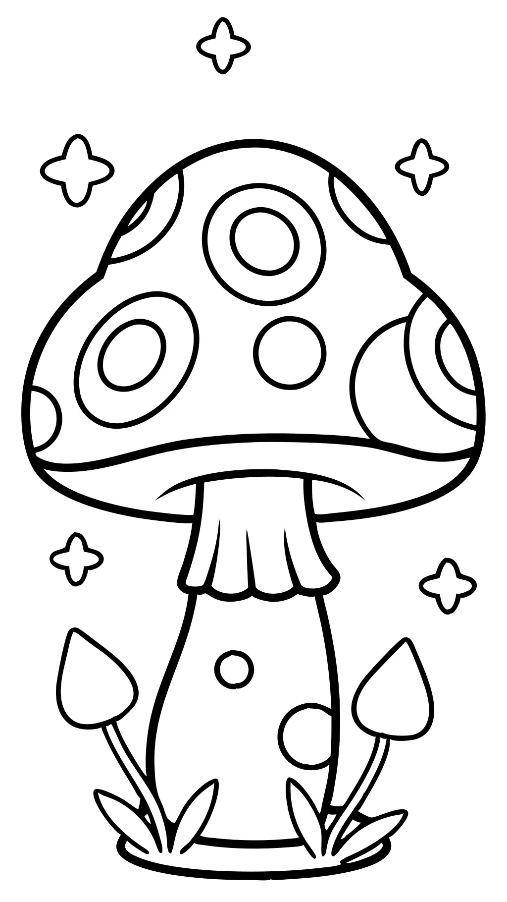 free coloring pages of mushrooms